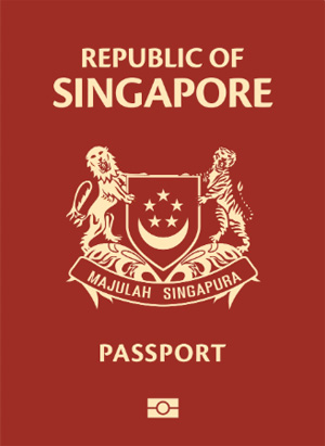 Singapore Passport Cover